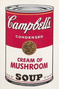 Campbell's Soup I: Cream of Mushroom