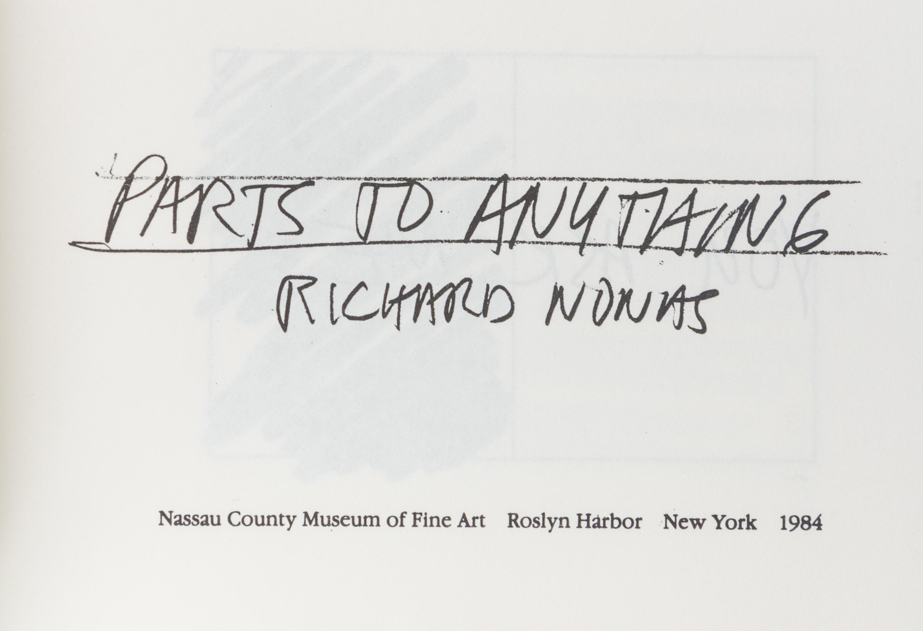 NONAS, RICHARD. A group of six works.