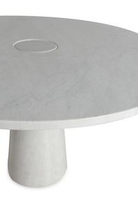 A Marble Pedestal Table