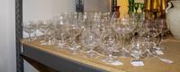 A Collection of Stemware Height of tallest 7 1/2 inches.