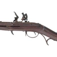 1837 Dated US Model 1819 2nd Production Type Hall Flintlock Rifle Rifle