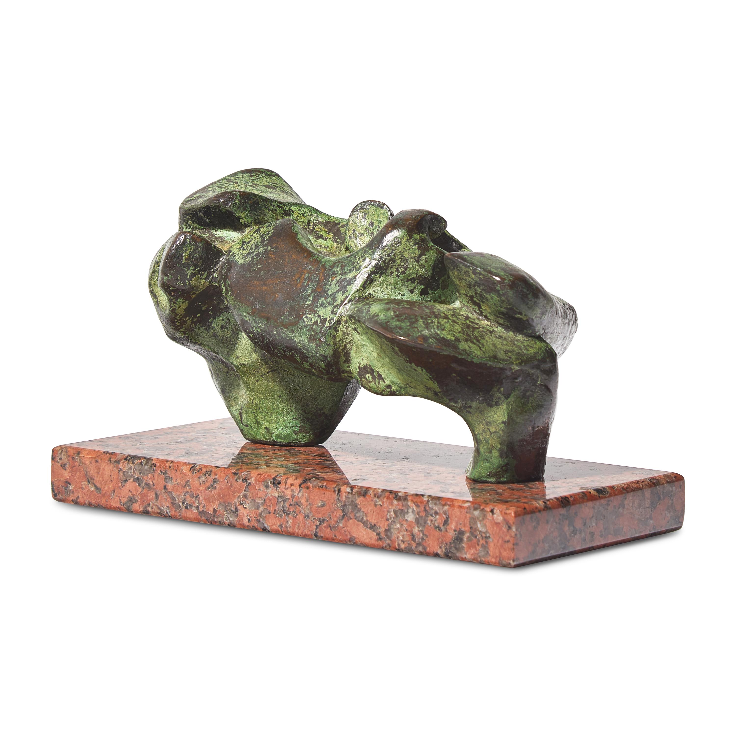 Henry Moore (British, 1898-1986) — Slow Form: Tortoise, 1962