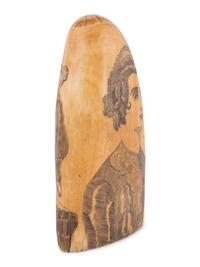 A Scrimshaw Tooth Depicting Hercules and the Cretan Bull