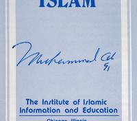 A Group of Three Muhammad Ali Signed Autograph Islamic Pamphlets,