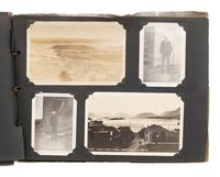 [WESTERN AMERICANA]. Souvenir album feat. photographs of Kodiak, Alaska, incl. military subjects.