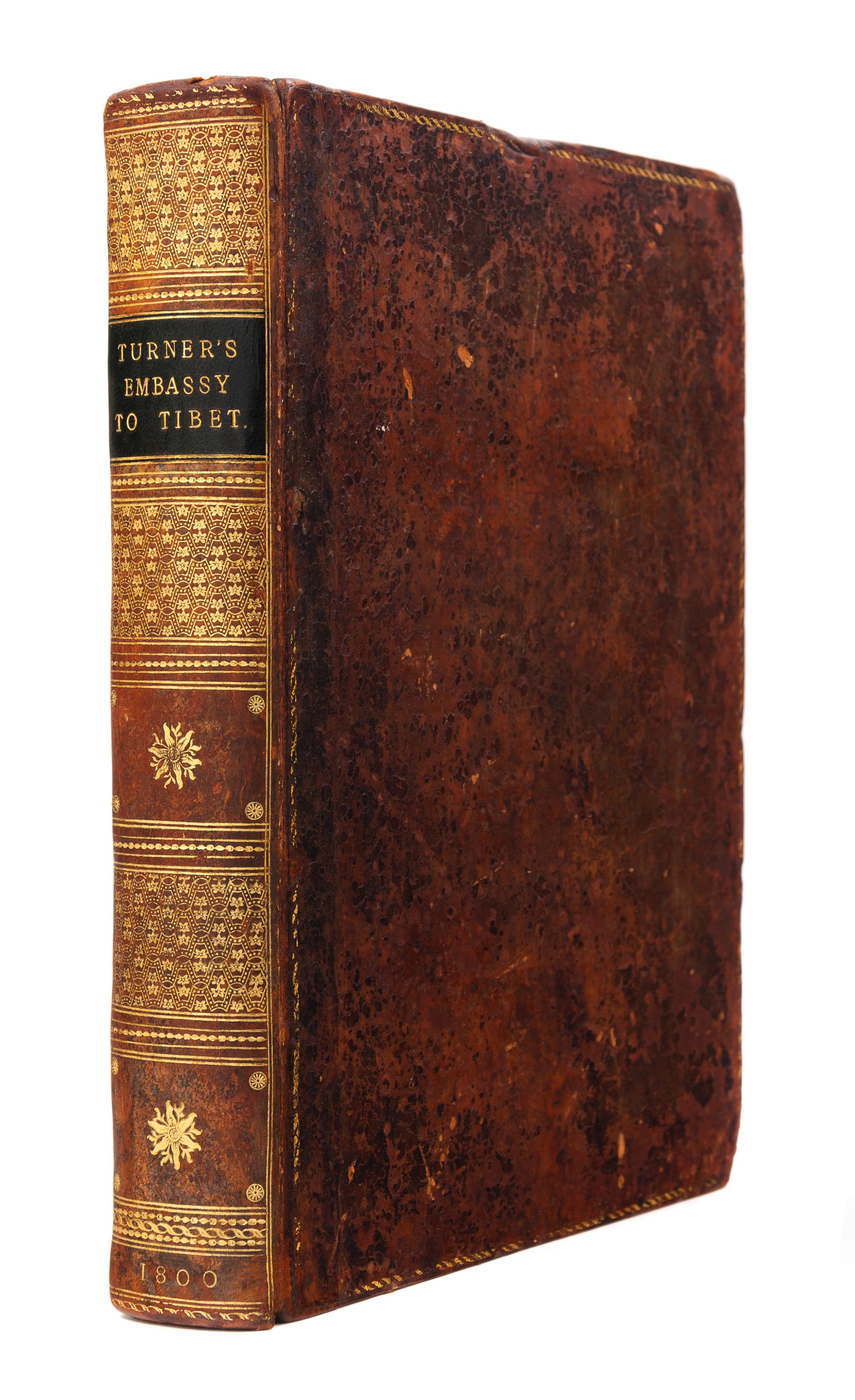 TURNER, Samuel. An Account of an Embassy to the Court of the Teshoo Lama, in Tibet. London, 1800. FIRST EDITION.