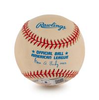 A Group of Four Bob Feller and Allie Reynolds Signed Autograph Baseballs (BAS Beckett Authentication Services Certified),
