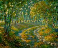 Two Works: Pathway to Elk Meadow and Barn and Marshes