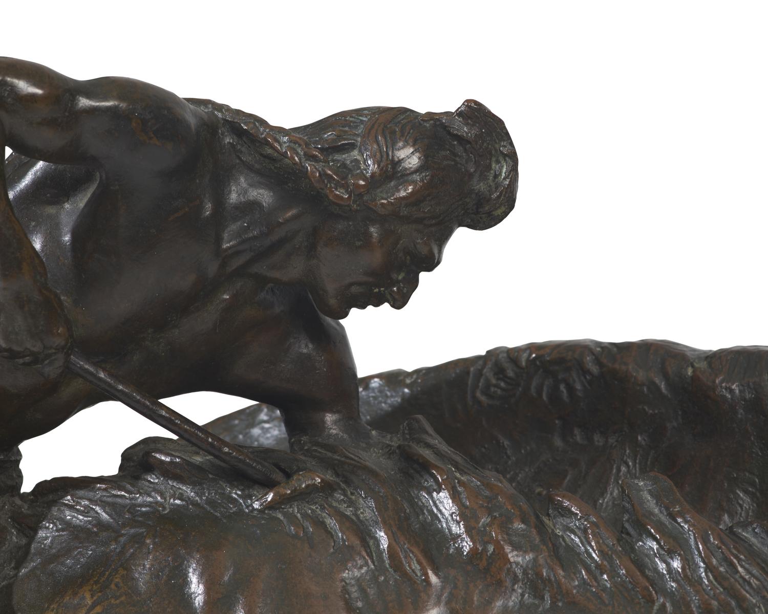 Pursuit of the King of the Herd, conceived 1914, cast c. 1917