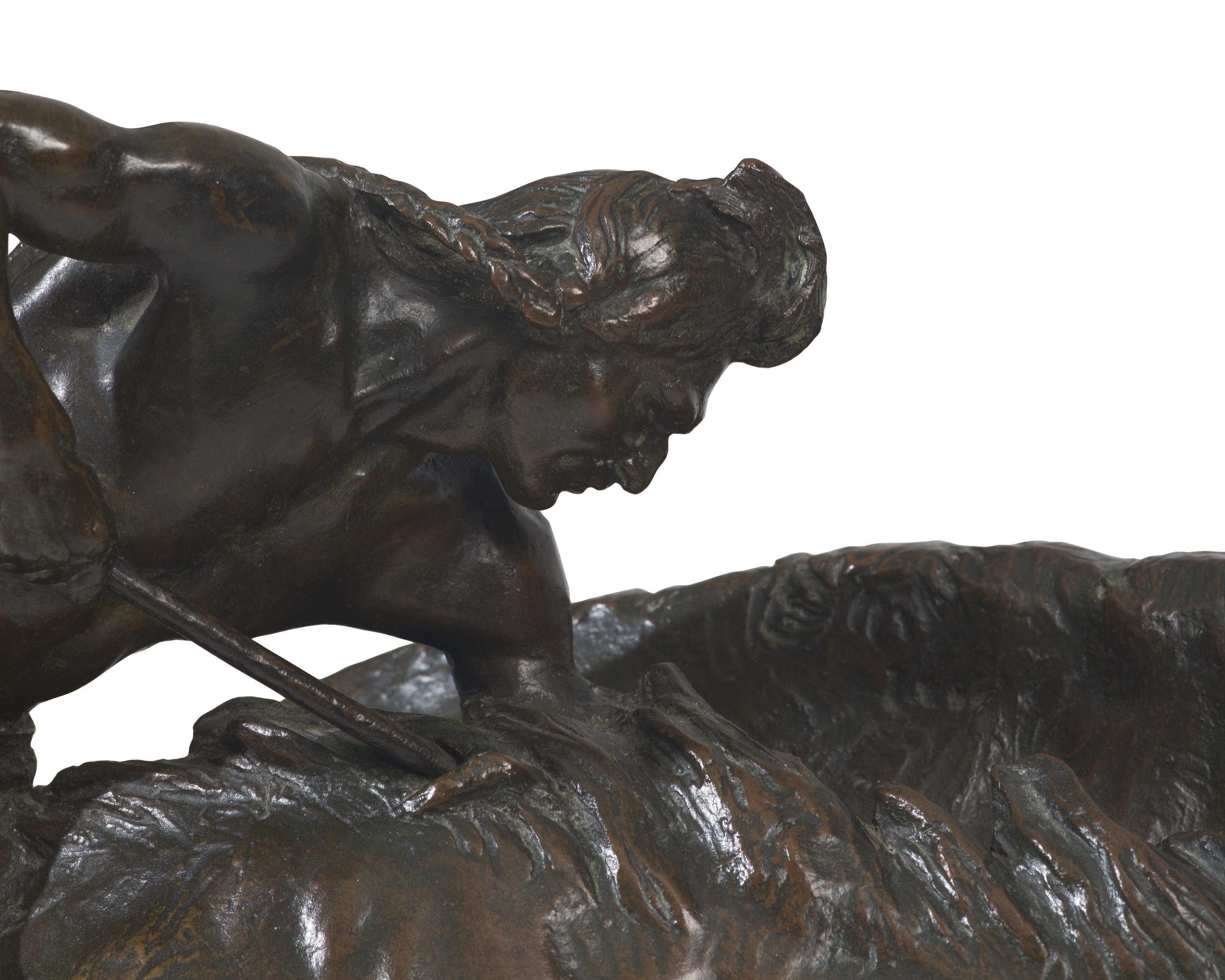 Pursuit of the King of the Herd, conceived 1914, cast c. 1917
