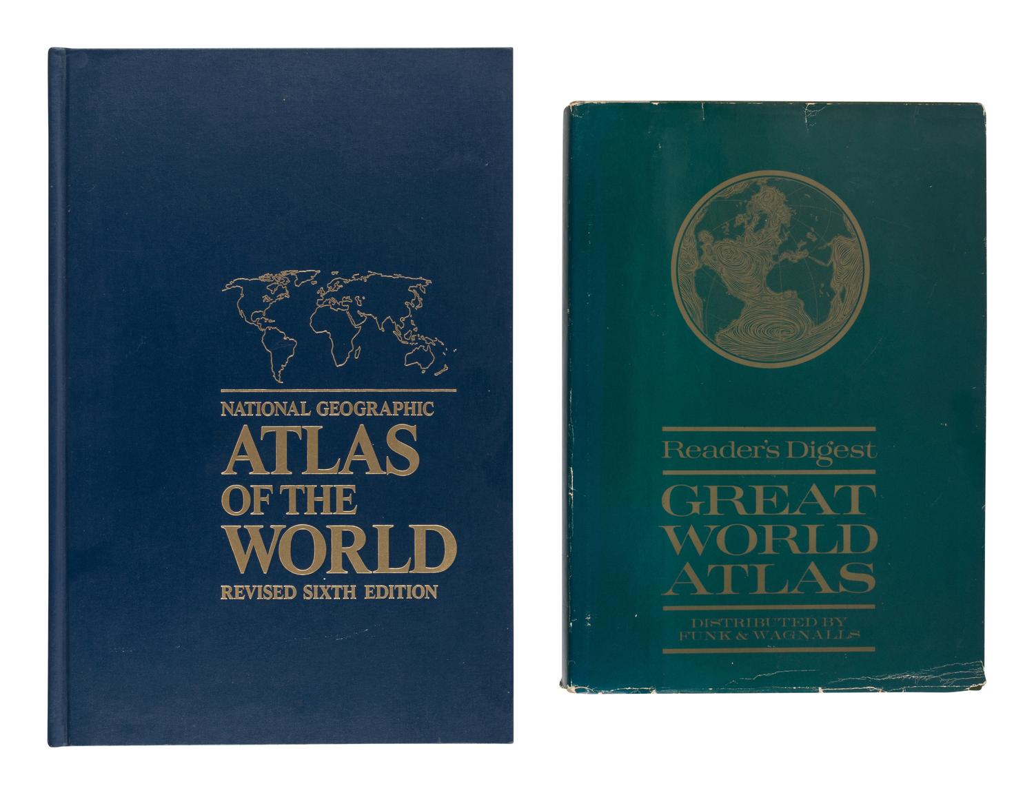 WORLD ATLASES Reader’s Digest Great World Atlas . [1968]. — National Geographic Atlas of the World . 1992.