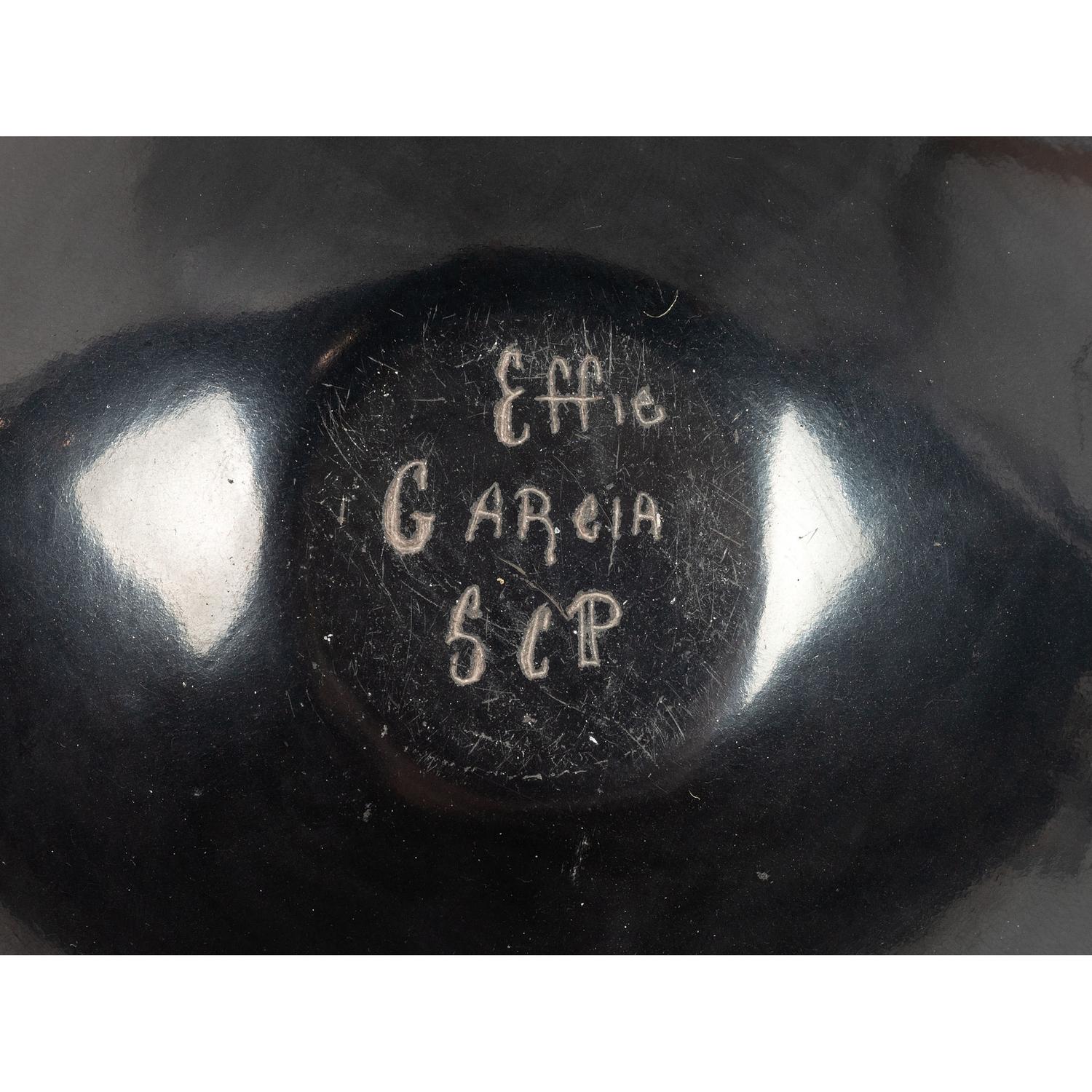 Carved Blackware Pottery Bowl