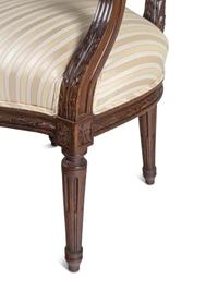 A Louis XVI Style Three-Piece Seating Suite