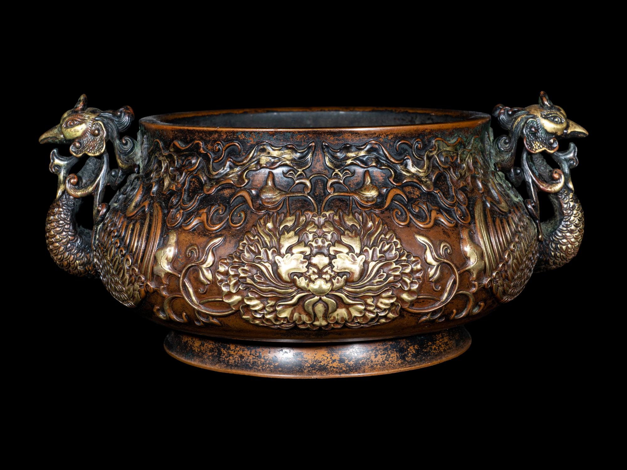 A Chinese Bronze Incense Burner