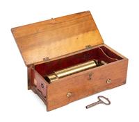 A Key Wind Four Air Musical Box by Ducommun Girod