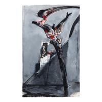 Vladimir Veličković (Serbian, 1935–2019) — Dry Tree , 1989 (double-sided work)