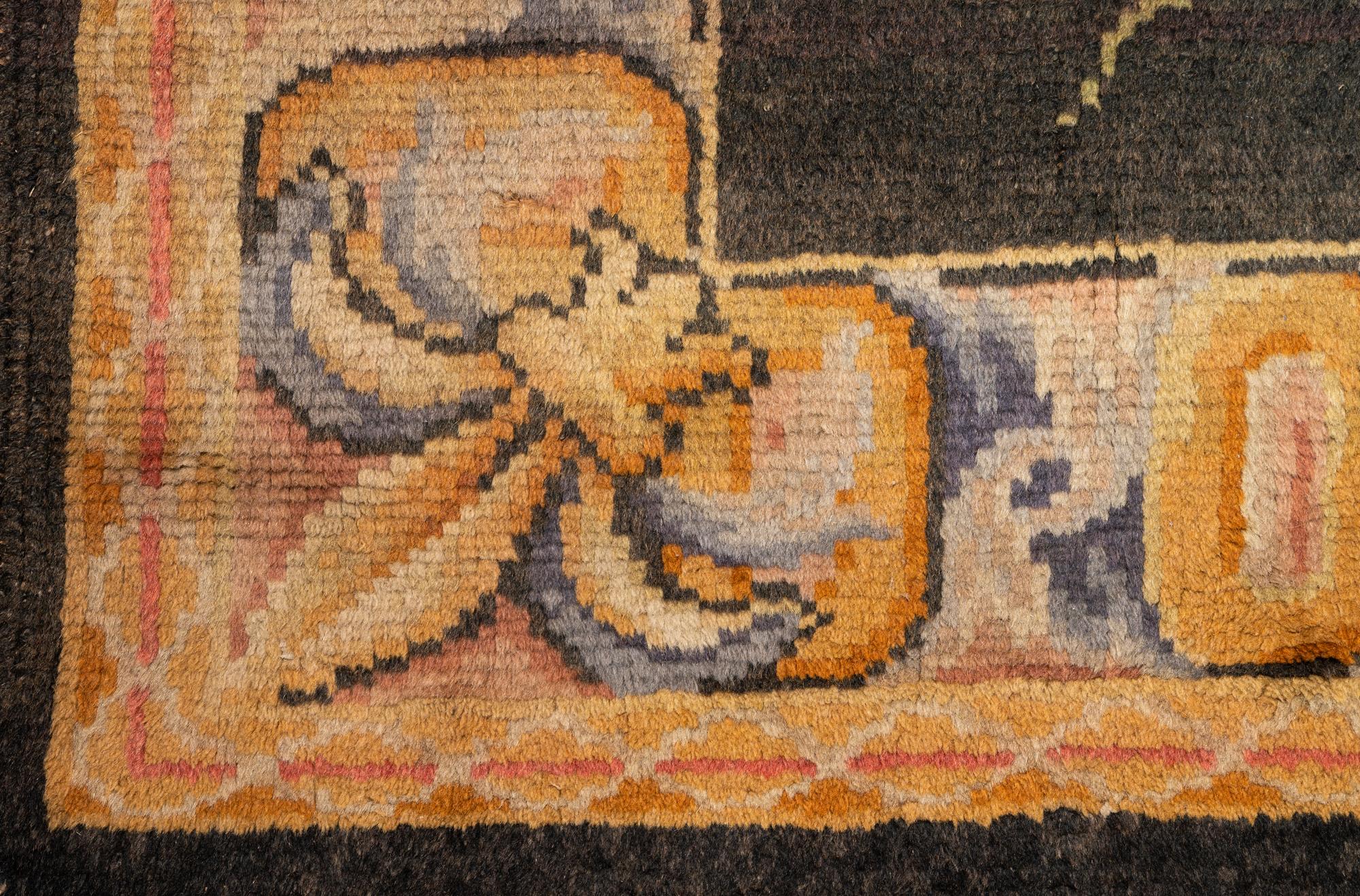 A Savonnerie Style Wool Runner