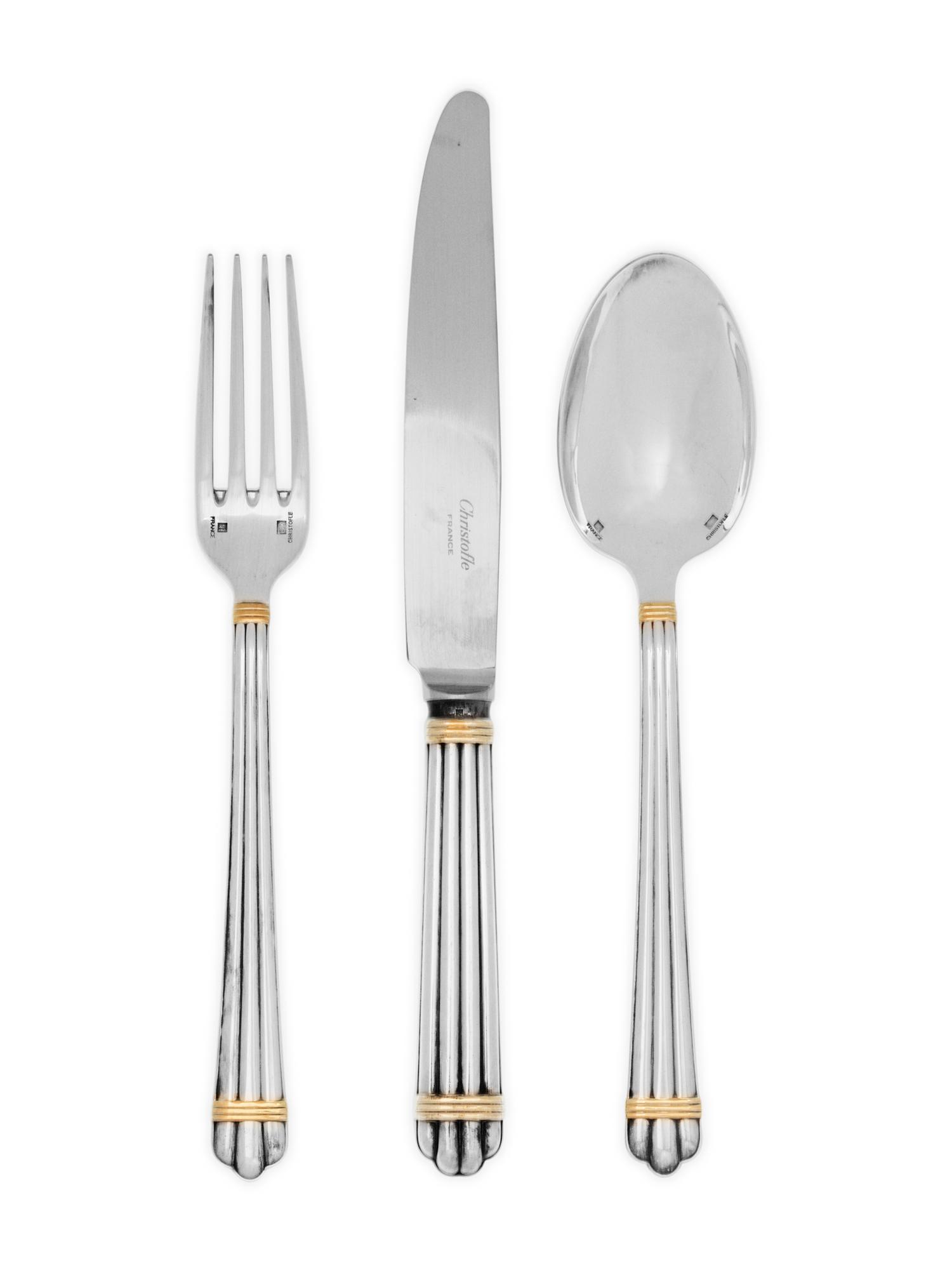 A French Silver-Plate Flatware Service