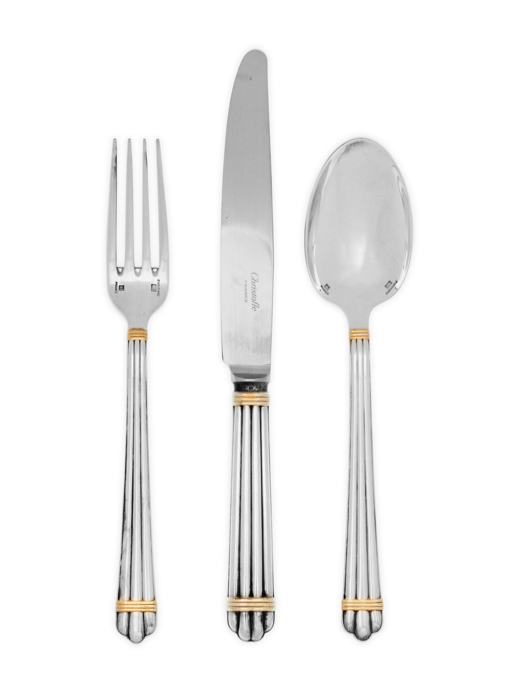 A French Silver-Plate Flatware Service