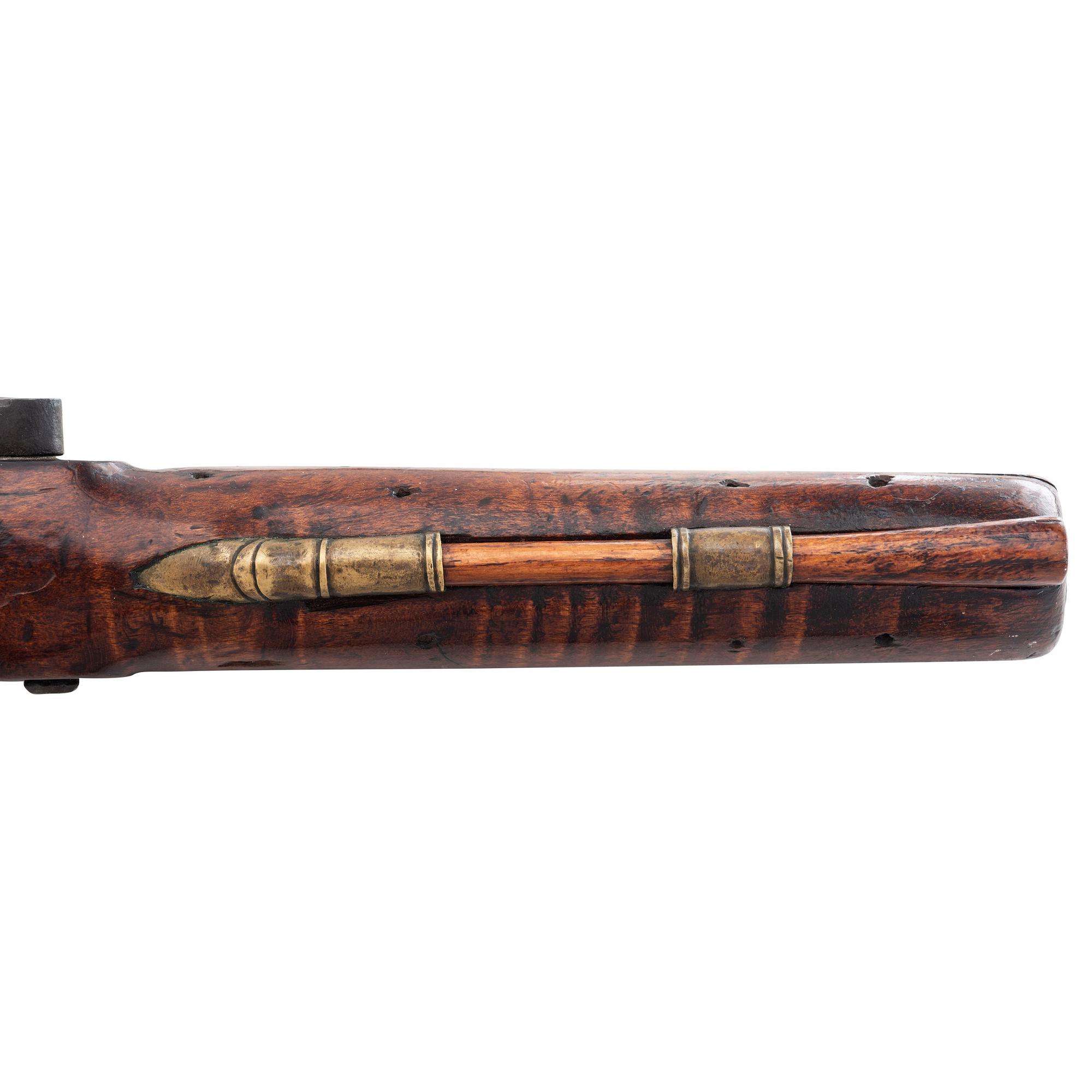 British Board of Ordnance Marked Brass Barreled Flintlock Trade Pistol by Sharpe
