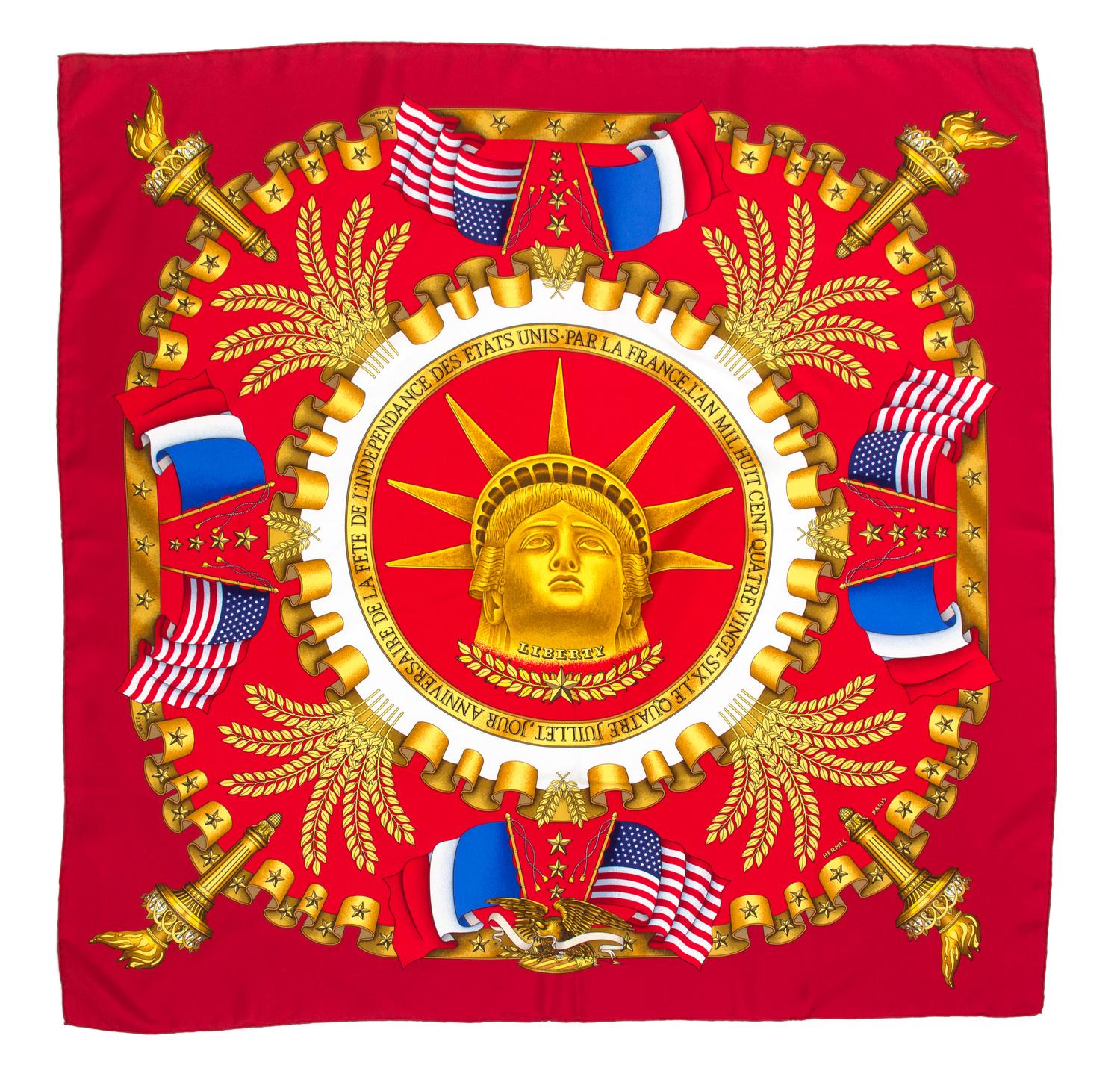 An Hermes 90cm Silk Scarf, 36" x 36".