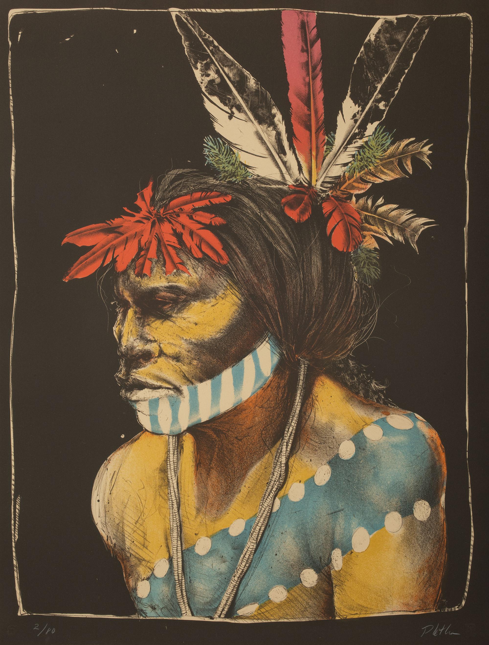 Taos Turtle Dancer, editioned 2/80