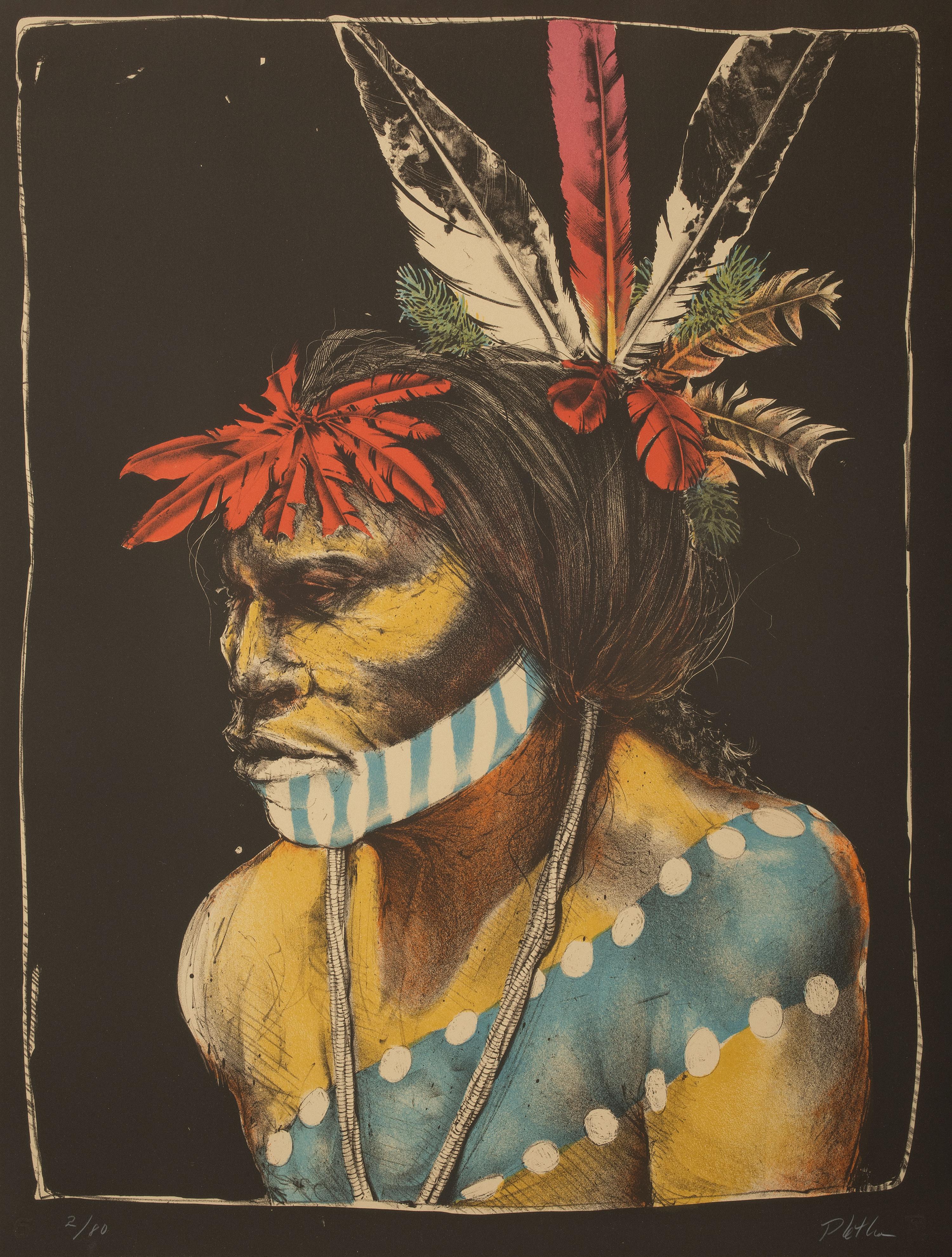 Taos Turtle Dancer, editioned 2/80