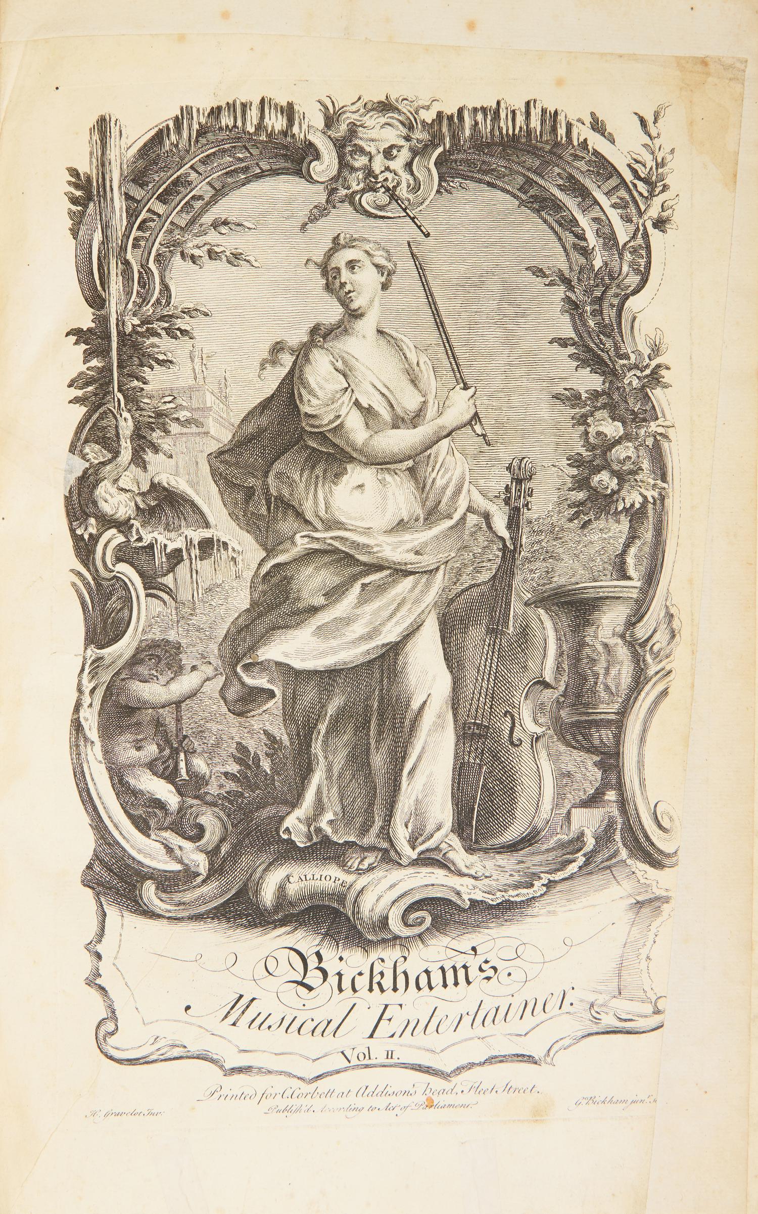 [Music] Bickham, (George). Bickham's Musical Entertainer