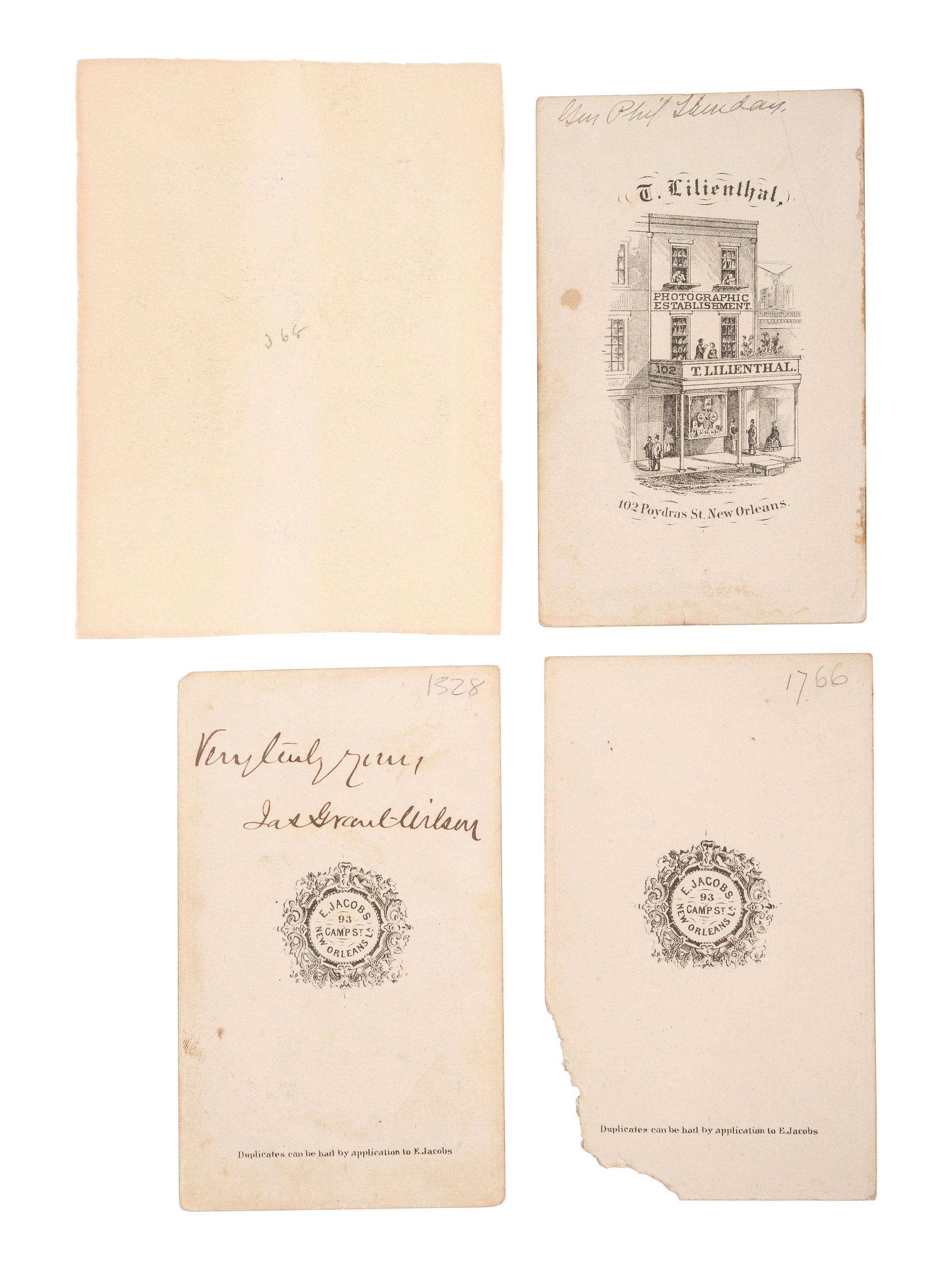 [CIVIL WAR - LOUISIANA]. A group of 11 photographs of Union generals, many from the Department of the Gulf, incl. W.T. Sherman, Thomas Williams, KIA Baton Rouge, and Edward Molineux.