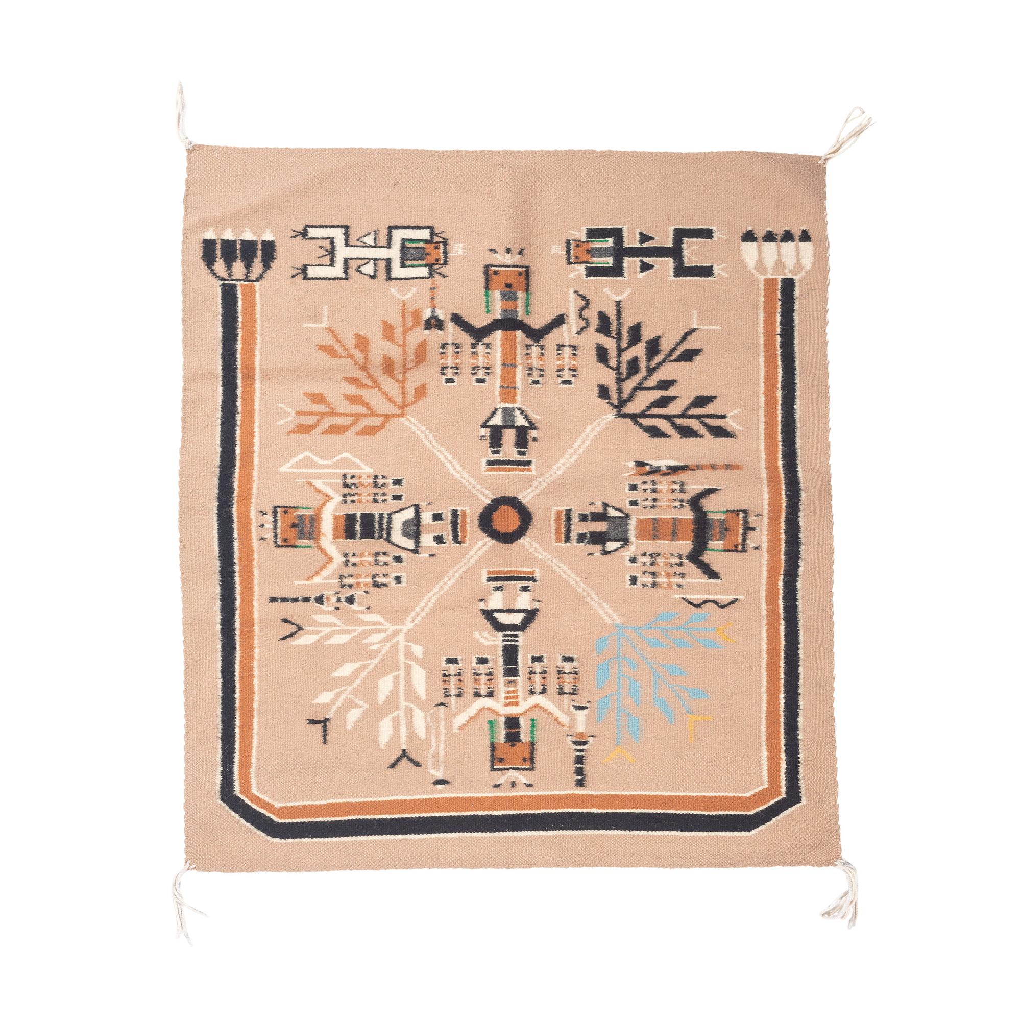Navajo Sandpainting Weaving / Rug