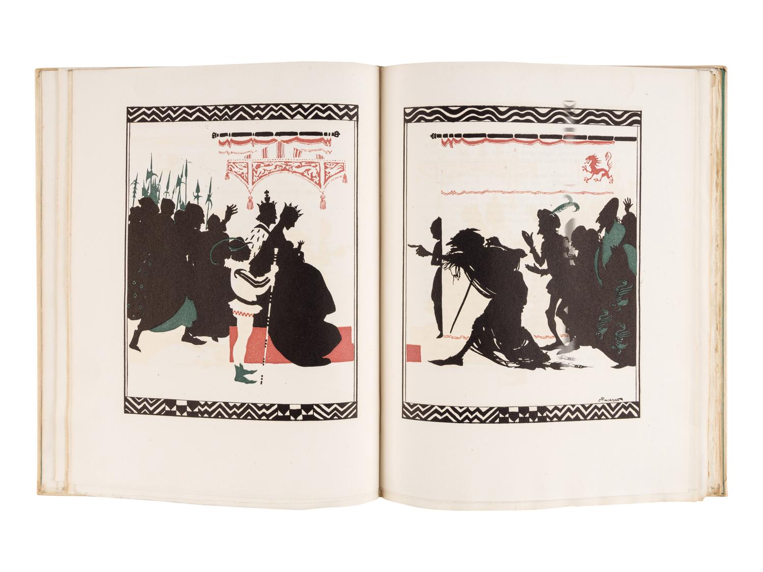 [RACKHAM, Arthur (1867-1939), illustrator]. EVANS, Charles Seddon (1883-1944). The Sleeping Beauty. London and Philadelphia: William Heinemann and J.B. Lippincott Co., [1920].