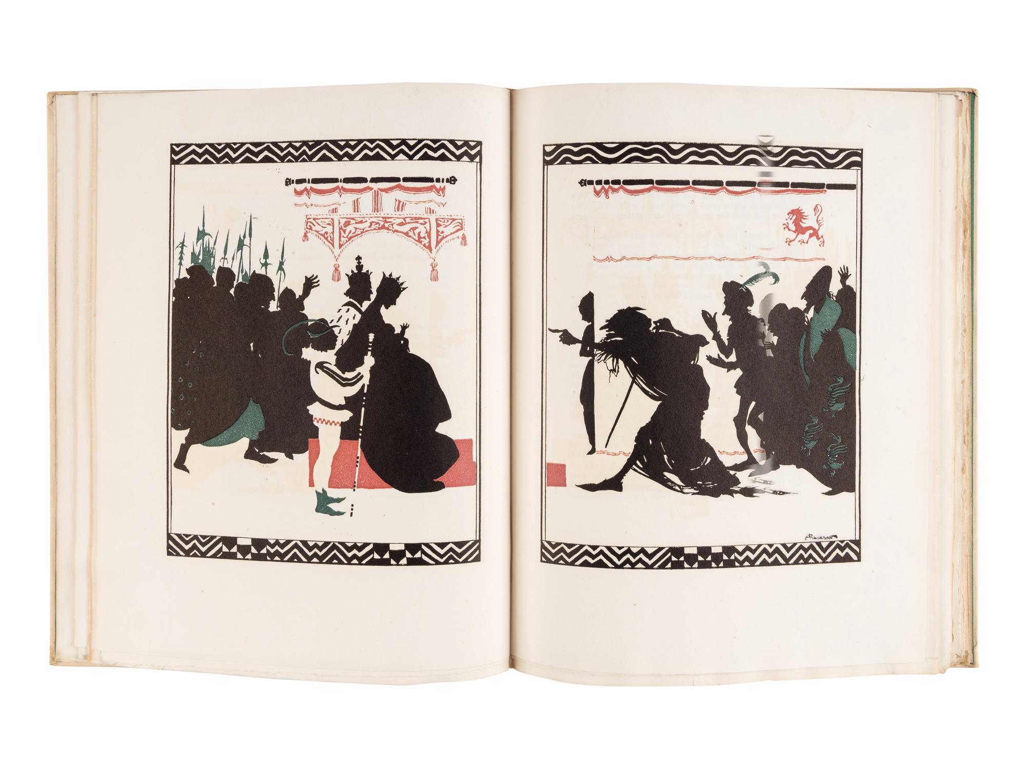 [RACKHAM, Arthur (1867-1939), illustrator]. EVANS, Charles Seddon (1883-1944). The Sleeping Beauty. London and Philadelphia: William Heinemann and J.B. Lippincott Co., [1920].