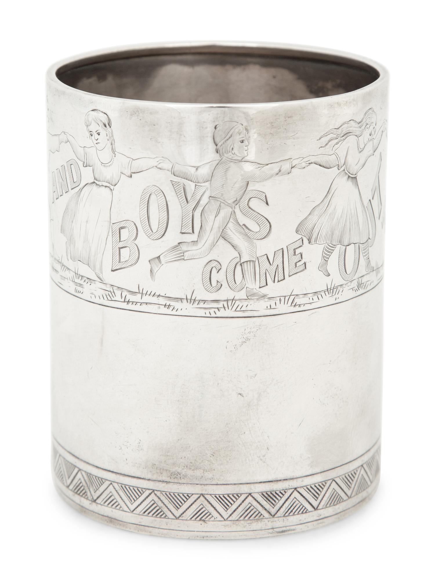 Two American Silver Mugs