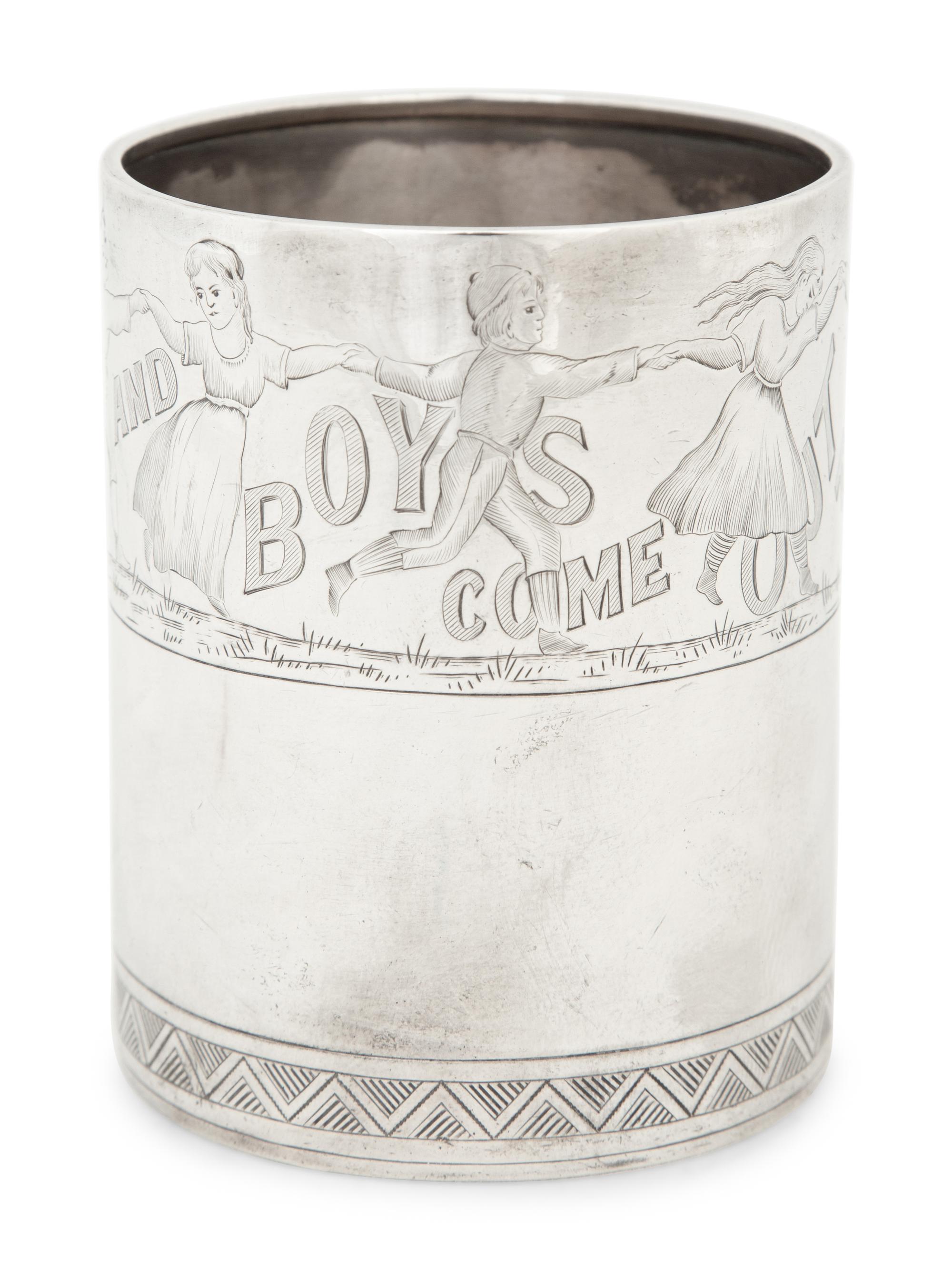 Two American Silver Mugs