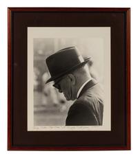 A Group of 14 Photographs of George Halas Formerly Displayed at Mike Ditka's Restaurant