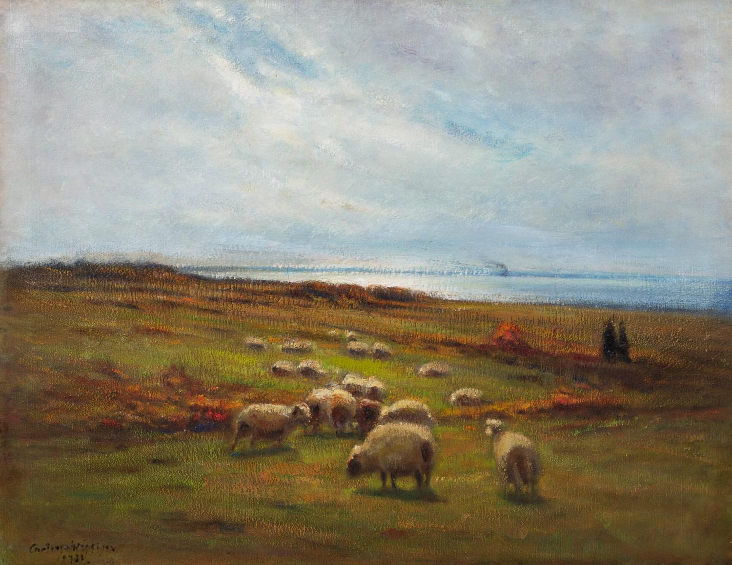 J. Carleton Wiggins, (American, 1848-1932), A Glimpse of the Sea