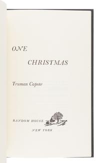 [CAPOTE, Truman (1924-1984)]. A group of 3 FIRST EDITIONS, SIGNED BY CAPOTE, comprising: