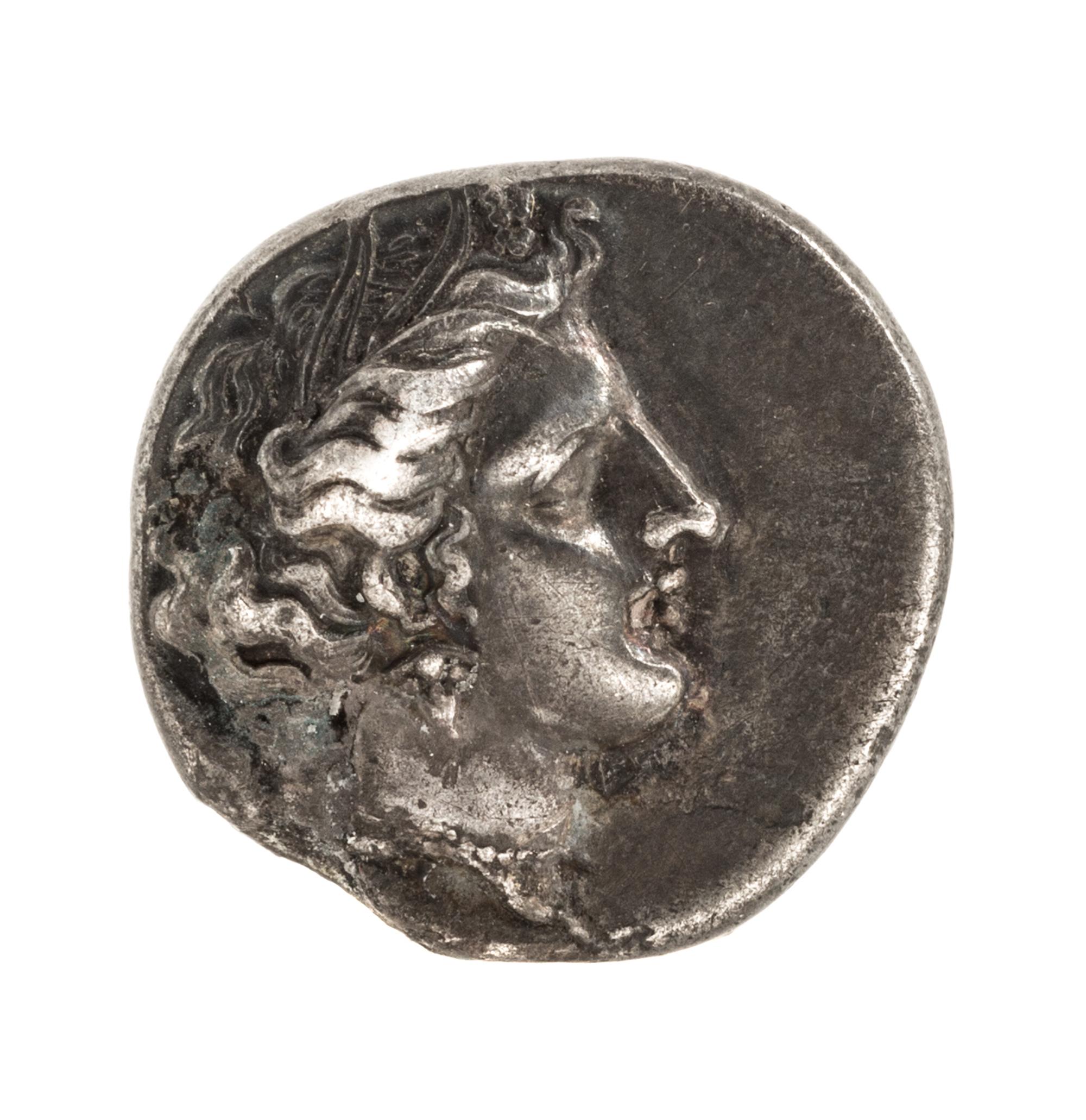 Ancient Greek, Locri Opuntii (circa 300 BCE), Silver Hemidrachm — Silver Hemidrachm