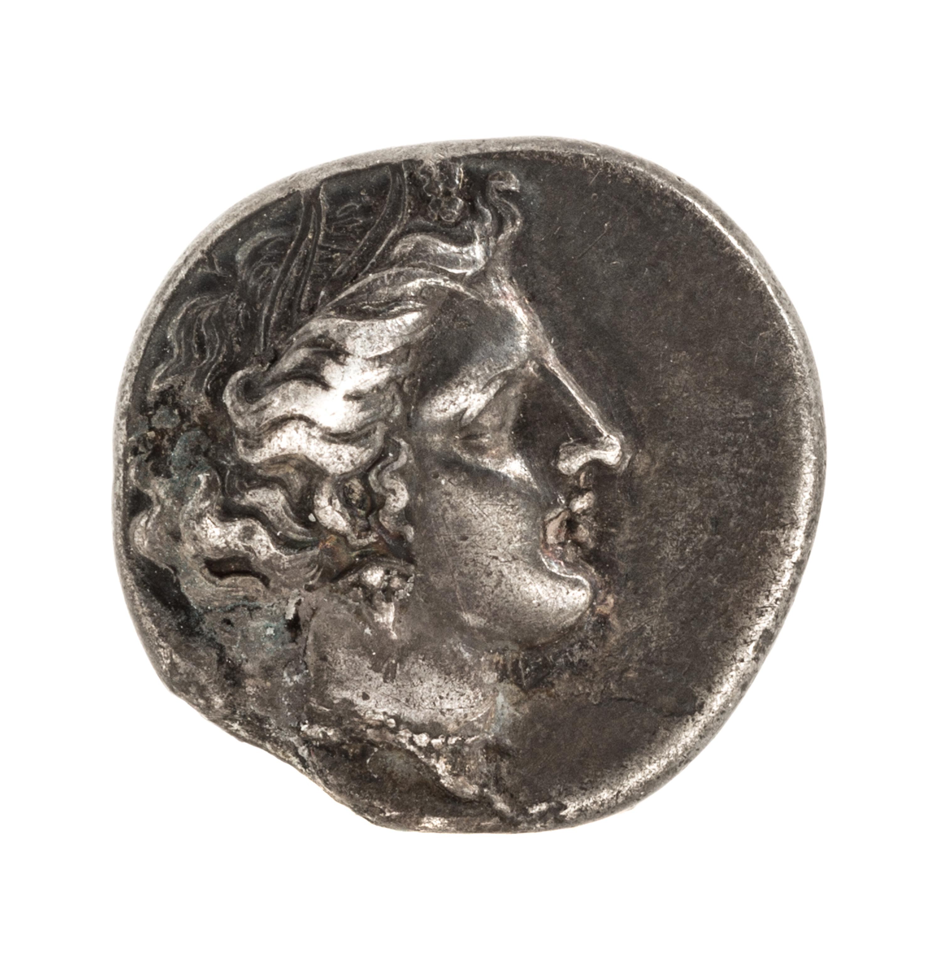 Ancient Greek, Locri Opuntii (circa 300 BCE), Silver Hemidrachm — Silver Hemidrachm