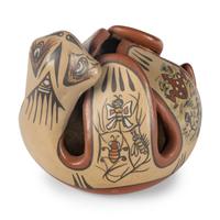 Margaret and Luther Gutierrez (Santa Clara, 1936-2018 / 1911-1987) — Giggling Pottery Figure