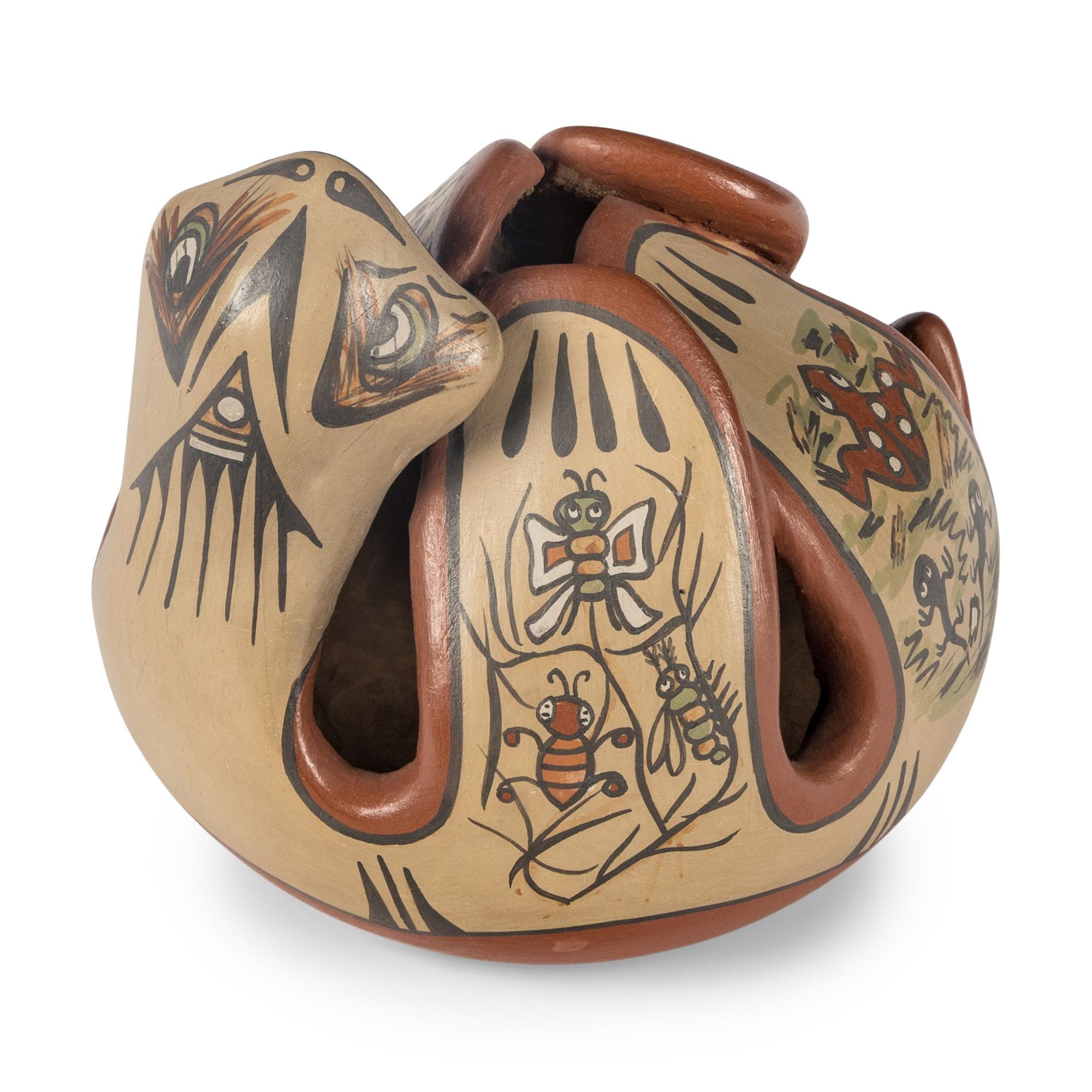 Margaret and Luther Gutierrez (Santa Clara, 1936-2018 / 1911-1987) — Giggling Pottery Figure