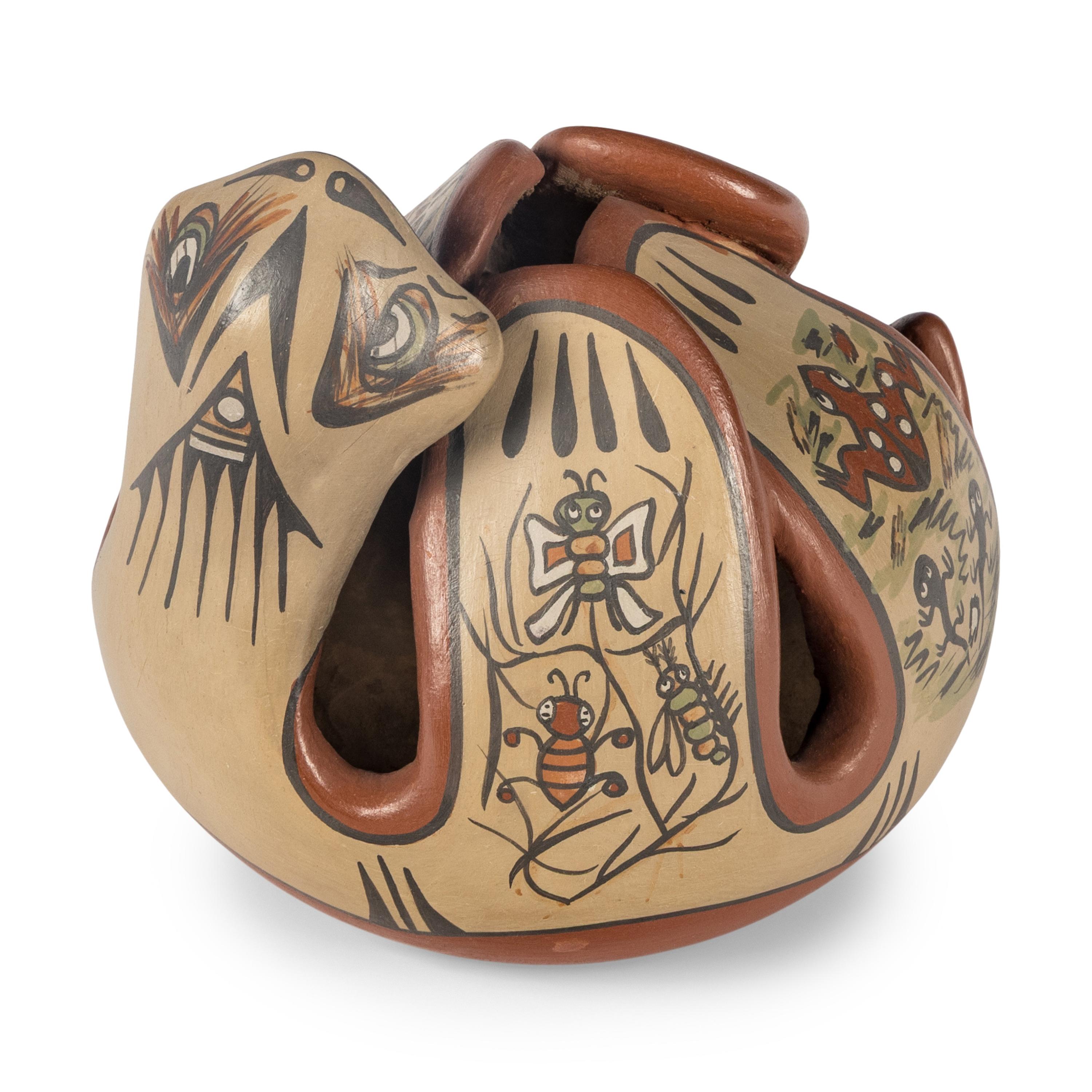 Margaret and Luther Gutierrez (Santa Clara, 1936-2018 / 1911-1987) — Giggling Pottery Figure