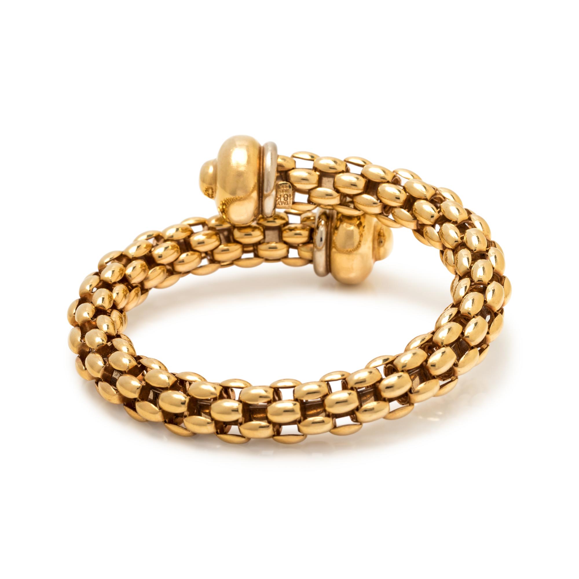 YELLOW GOLD CUFF BRACELET