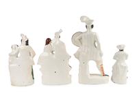 A Group of Four Staffordshire Figures — 19TH CENTURY