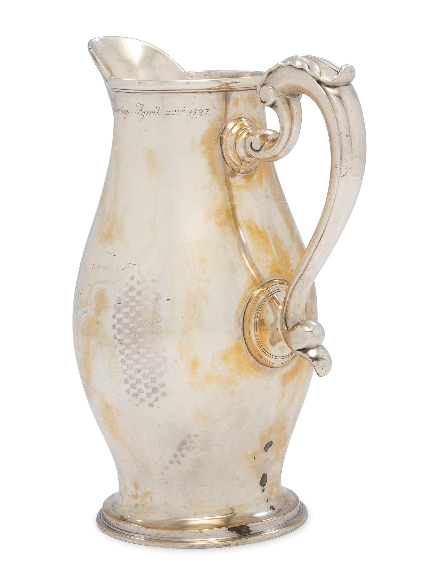 A George II Silver Presentation Pitcher