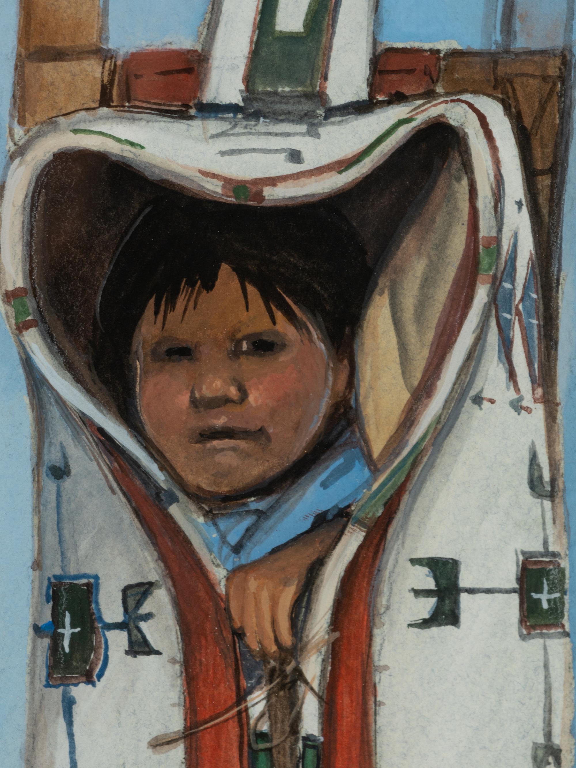 Baby in Cradle