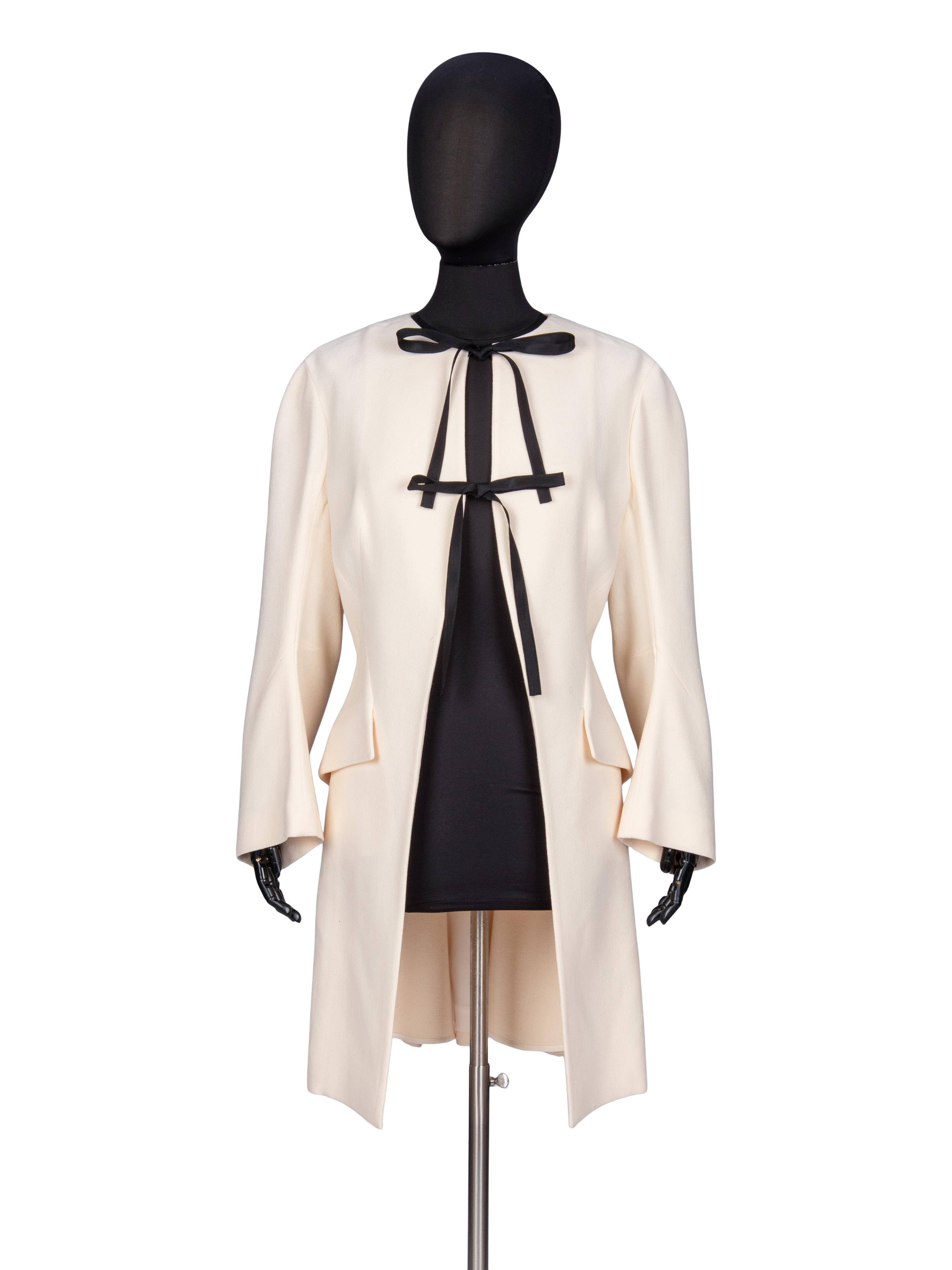 Christian Dior, Tie-Front Wool Coat
