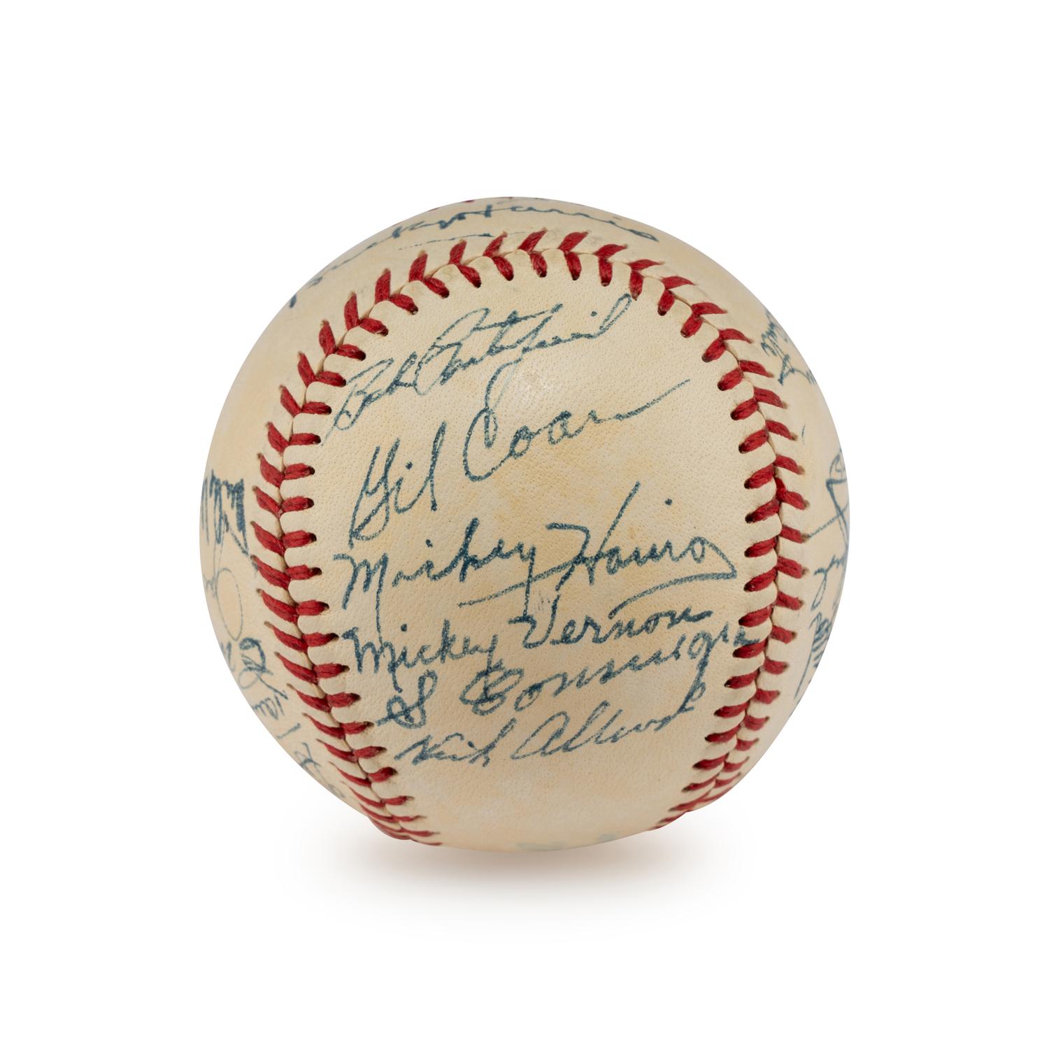A 1951 Washington Senators Team Signed Autograph Baseball (Beckett Authentication Services)