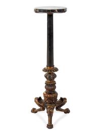 A Neoclassical Style Iron Pedestal