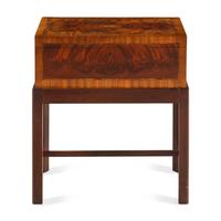 A George III Style Mahogany Chest on Stand